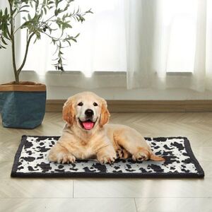 NEW! Southwestern Cow Skin Pattern Soft Pet Blanket Western Cowhide Calf Cattle